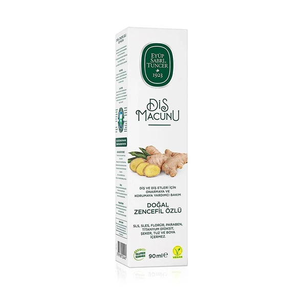 Eyüp Sabri TuncerDoğal Zencefil Özlü Diş Macunu 90 ml - 4