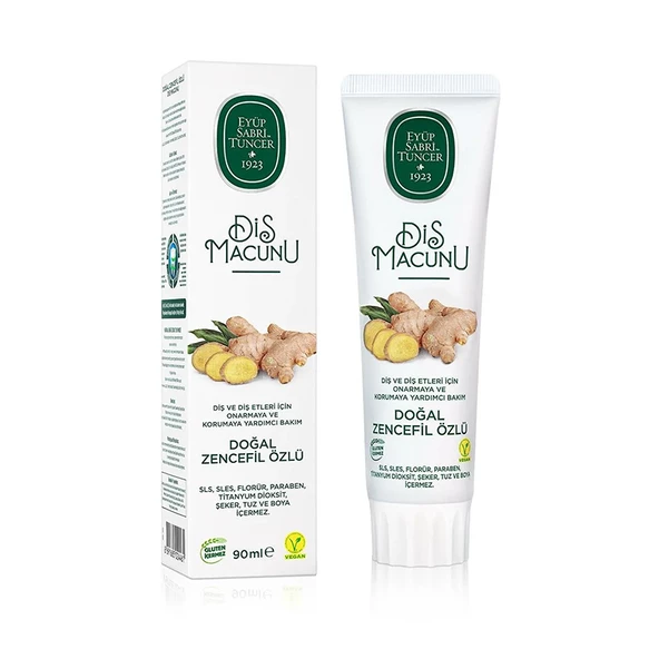 Eyüp Sabri TuncerDoğal Zencefil Özlü Diş Macunu 90 ml - 2