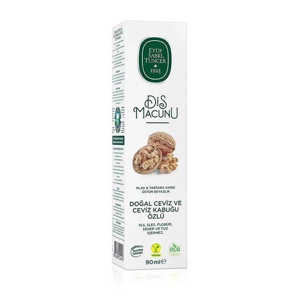 Eyüp Sabri Tuncer Doğal Ceviz ve Ceviz Kabuğu Özlü Diş Macunu 90 ml - 3