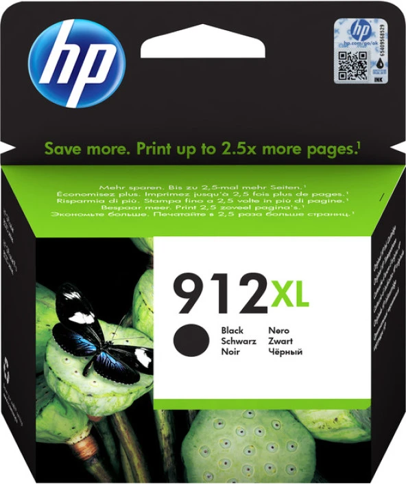 HP 3YL84AE Black Mürekkep Kartuş (912XL)