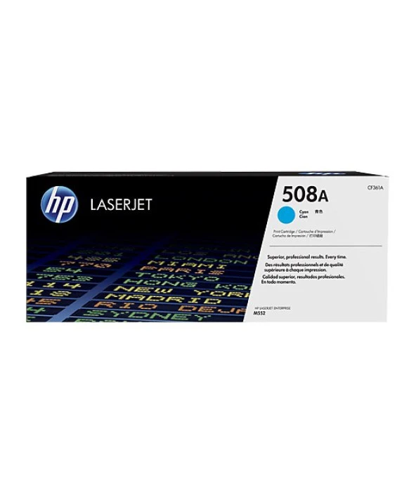 HP CF361A Cyan Toner Kartuş (508A)