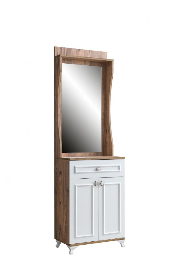 Erezoğulları Mobilya Venüs Aynalı Dolaplı Ayakkabılık Portmanto 165x37x200 - 3