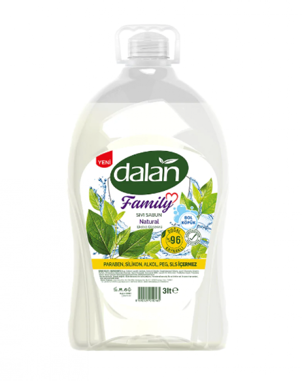 Dalan Sıvı Sabun Natural 3 LT  x 4 Adet - 1