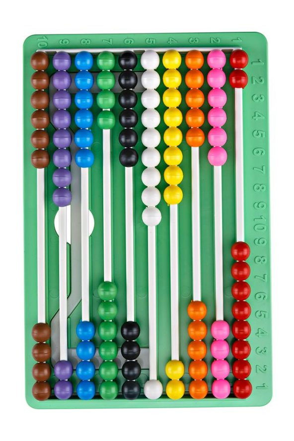 Raylı Mishap Yeşil Renk 1 Adet Sayı Sayma Boncuğu Lüks Renkli Abaküs Okul Öncesi 1. Sınıflar İçin - 2