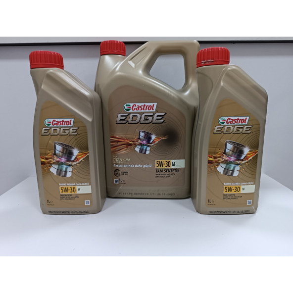 CASTROL EDGE M 5W-30 4 LT + 2 LT (2025 ÜRT)