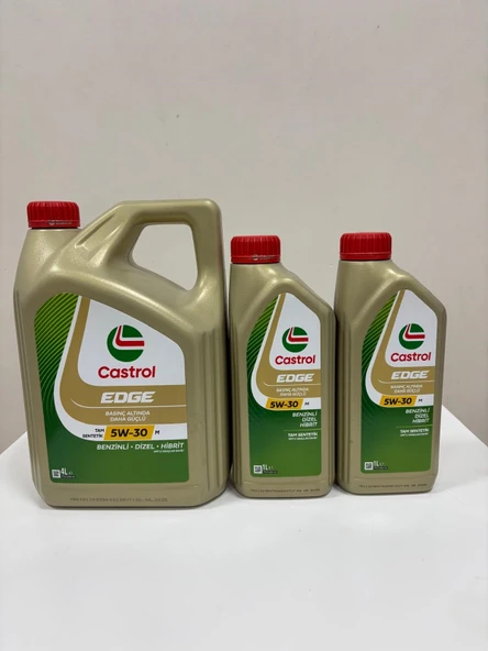 CASTROL EDGE M 5W-30 4 LT + 2 LT (2025 ÜRT) ürün görseli 1