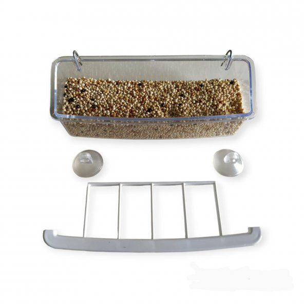 Vantuzlu Kuş & Kemirgen Yemliği 15cm 1Ad ( İç & Dış Mekan ) - 4