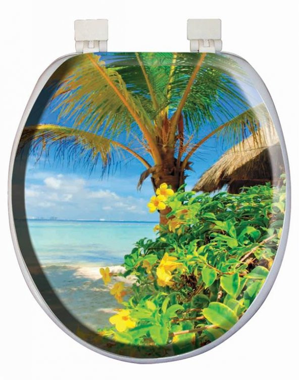 Softy Classic Desenli Yumuşak Klozet Kapağı