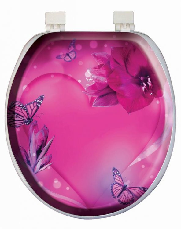 Softy Classic Desenli Yumuşak Klozet Kapağı