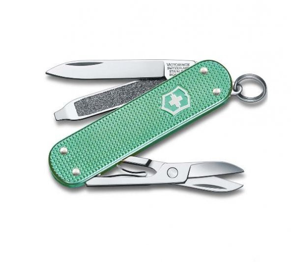 Victorinox 0.6221.221G Minty Mint Classic Alox Çakı