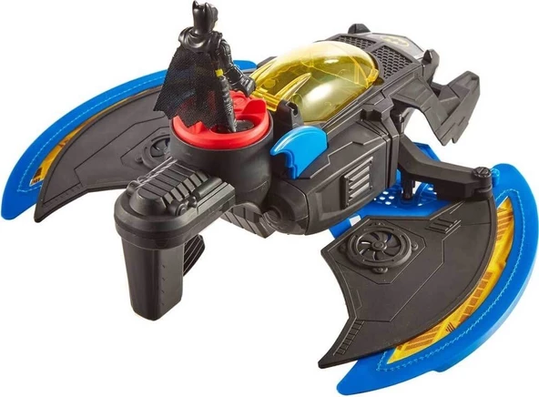 Imaginext DC Super Friends Batwing ve Batman, Oyuncak Uçak ve Batman Figürü GKJ22 - 5