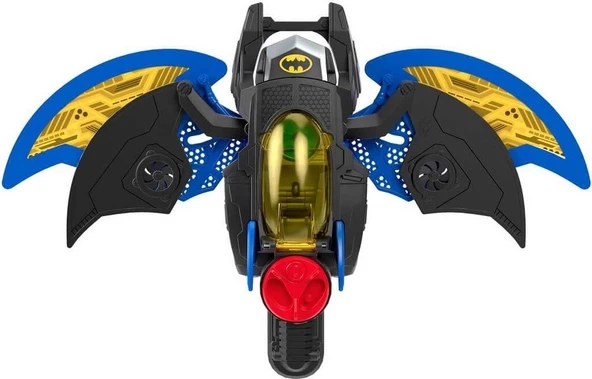Imaginext DC Super Friends Batwing ve Batman, Oyuncak Uçak ve Batman Figürü GKJ22 - 4