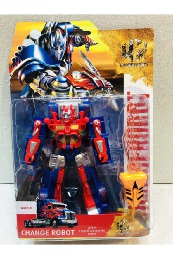 Transformers Optimus Prime Dönüşen Oyuncak Robot Araba