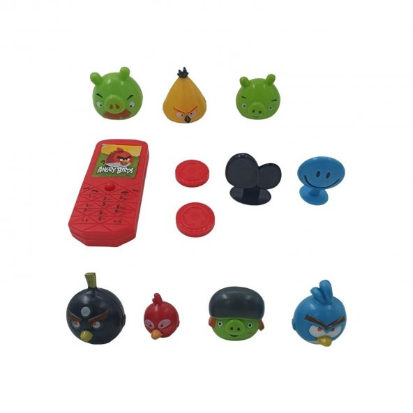 Angry Birds Figürleri Telefonlu ve 7 Karakterli Angry Birds - Tuka Angry Birds - 1