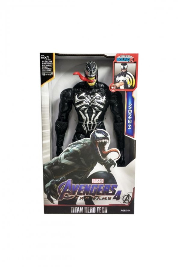 Venom 30 Cm Figür Oyuncak Sesli Işıklı - 1