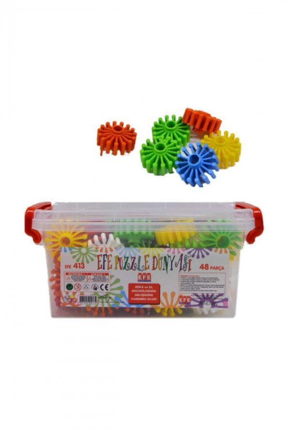 Efe Kutulu 48 Parça Çarklı Puzzle