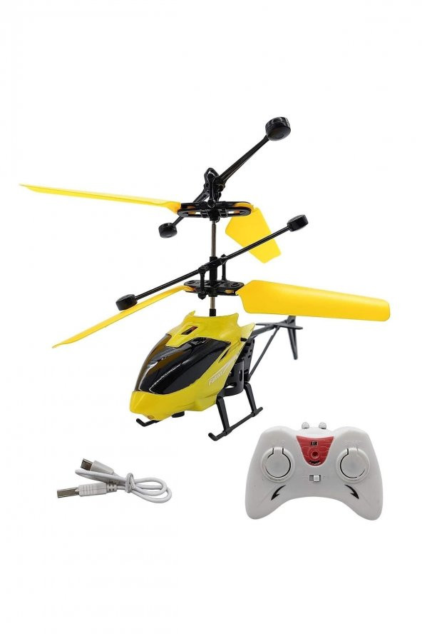 El Sensörlü Helikopter Uzaktan Kumandalı Şarjlı Drone 20cm ürün görseli 1