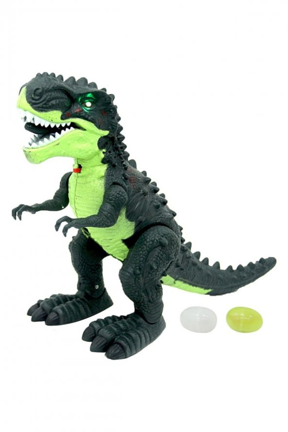Eğlenceli Oyuncak Pilli Işıklı Sesli Yürüyen Yumurtlayan Dinozor