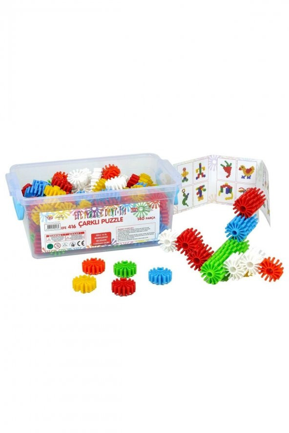 416 Çarklı Puzzle 140 Parça / +3 Yaş