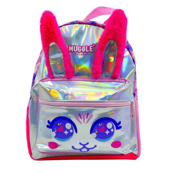 Muggle 2 Bölmeli Bunny Pembe Anaokulu Sırt Çantası (MU-7662) ürün görseli