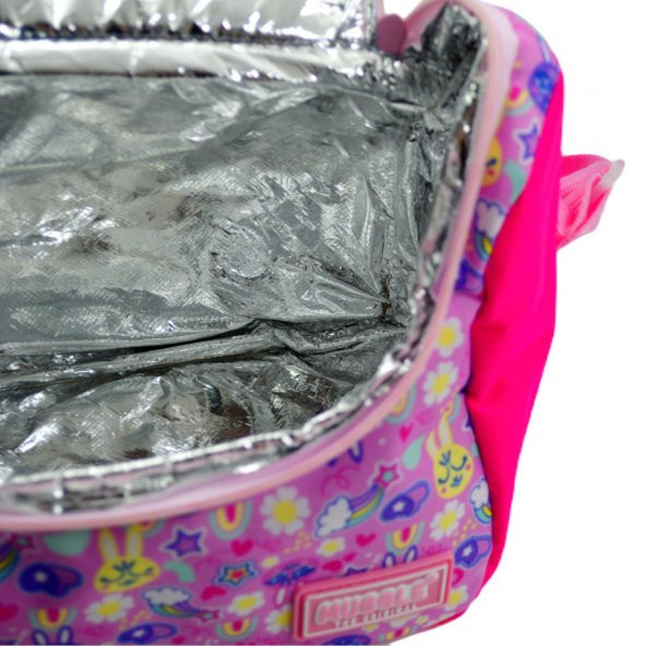 Muggle Termoslu Bunny Pembe Beslenme Çantası (MU-7686) - 3
