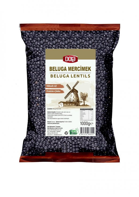 Dola Beluga Mercimek 1 kg