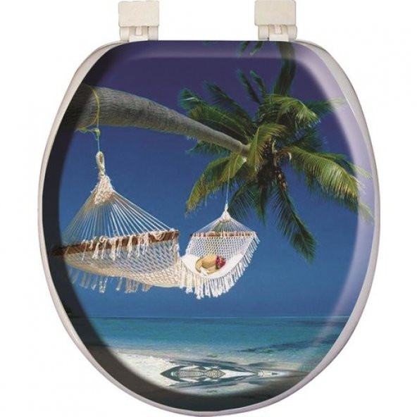 Softy Classic Desenli Yumuşak Klozet Kapağı 1172 Beyaz 1172-jpg-1949