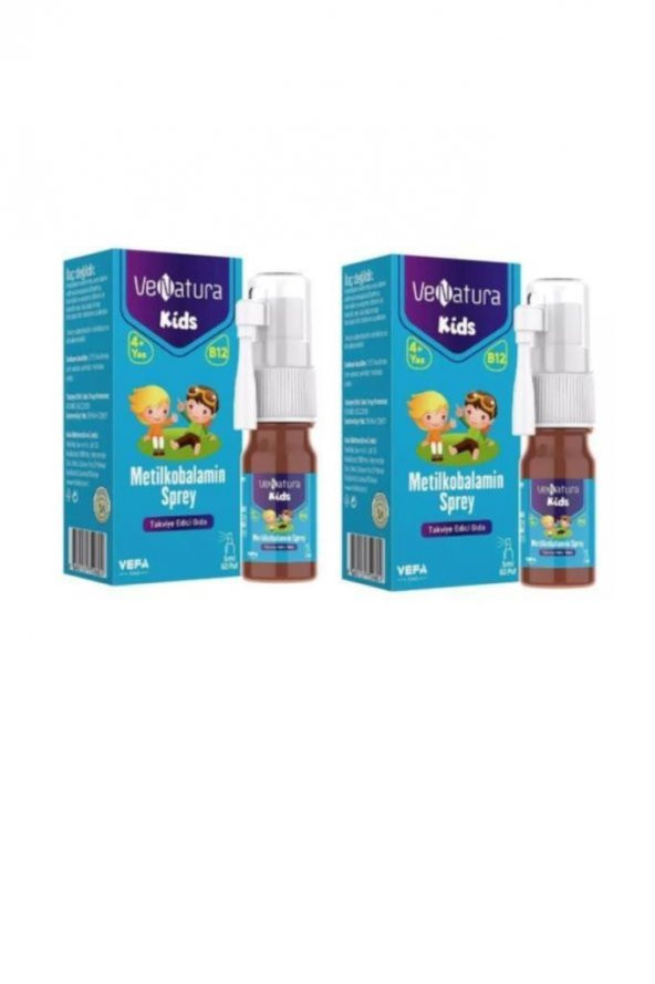 Kids B12 Metilkobalamin 5 ml 60 Puf Sprey 2 Adet