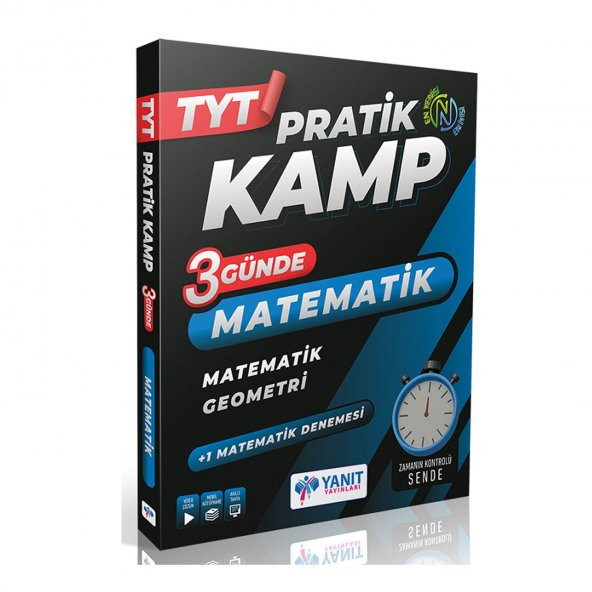 Yanıt YKS TYT Matematik 3 Günde Pratik Kamp Kitabı Yanıt Yayınları