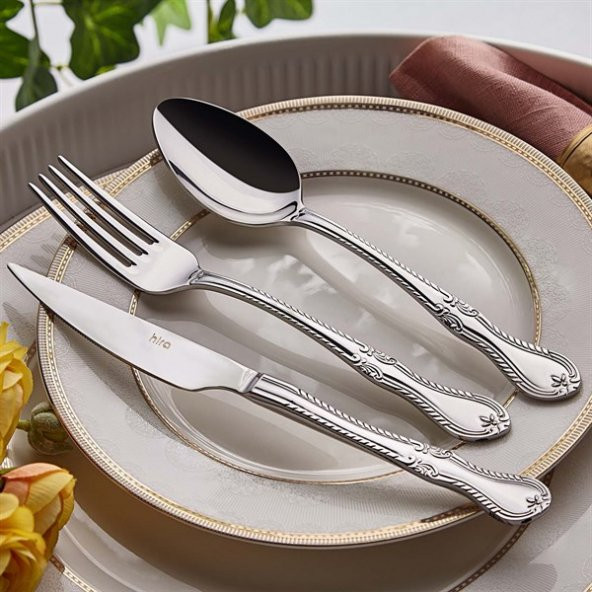 Hira Safir Tatlı Kaşığı 12 Adet - 3