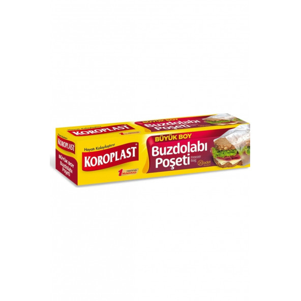 Koroplast Buzdolabı Poşeti Büyük Boy 20 Li 30x45 cm x 6 Adet - 2