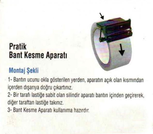 Aletçantam Pratik Bant kes Koli Bandı Kesme Aparatı - 3
