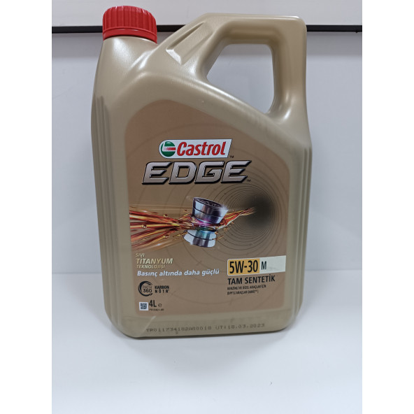 CASTROL EDGE M 5W-30 4 LT (2025 ÜRETİM)