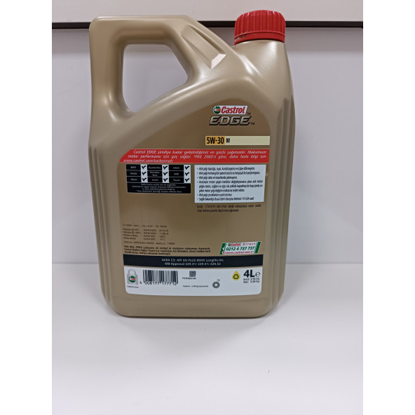 CASTROL EDGE M 5W-30 4 LT (2025 ÜRETİM) - 2