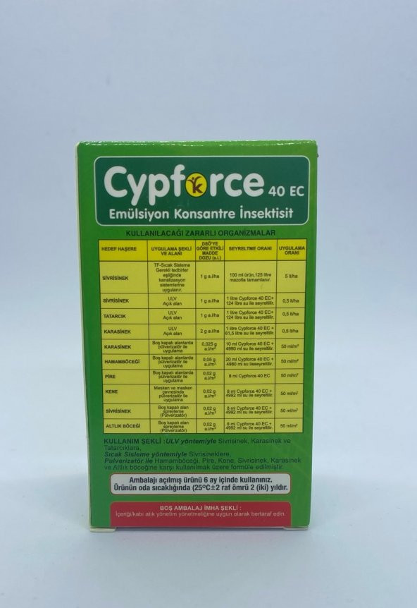 Cypforce Sinek Karınca Tahta Kurusu Hamam Böceği Temizleyici 50 ml - 2
