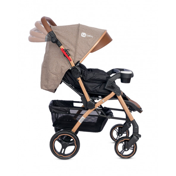 4 Baby AB430 Active Plus Gold Travel Sistem Bebek Arabası Gri - 4