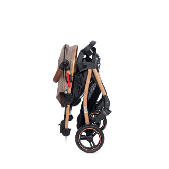 4 Baby AB430 Active Plus Gold Travel Sistem Bebek Arabası Gri - 7