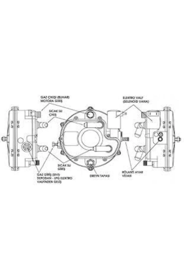 Karbüratörlü Lpg Beyin (Regülatör)- 90kw - 3