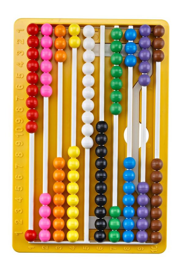 Raylı Mishap Sarı Renk 1 Adet Sayı Sayma Boncuğu Lüks Renkli Abaküs Okul Öncesi 1. Sınıflar İçin - 2