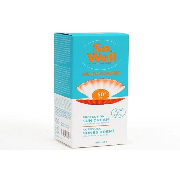 So Well Koruyucu Güneş Kremi SPF 50+ 100 ml