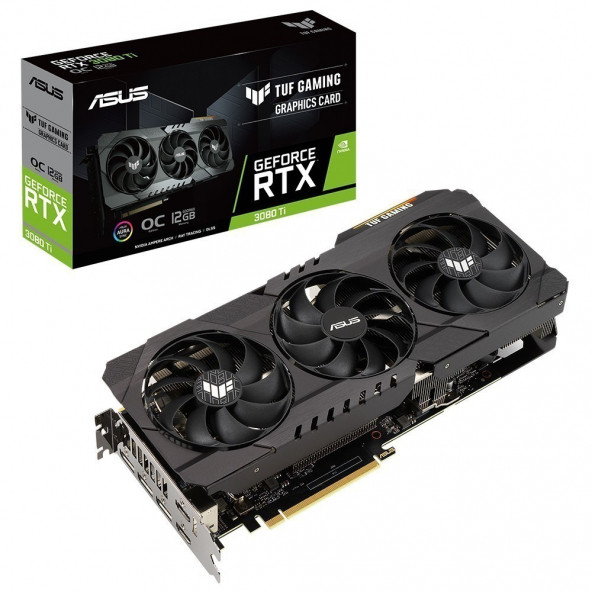 Asus RTX 3080 TI Tuf Gaming OC Edition TUF-RTX3080TI-O12G-GAMING 384 Bit GDDR6X 12 GB Ekran Kartı