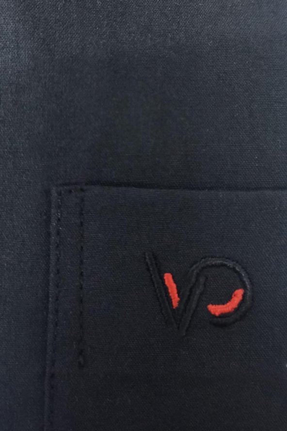 Erkek Kolay Ütülenebilir Pamuklu Klasik Geniş Kesim Gömlek - 8