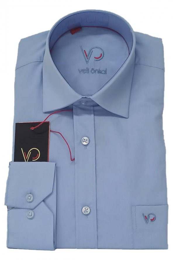 Erkek Kolay Ütülenebilir Pamuklu Klasik Geniş Kesim Gömlek - 12