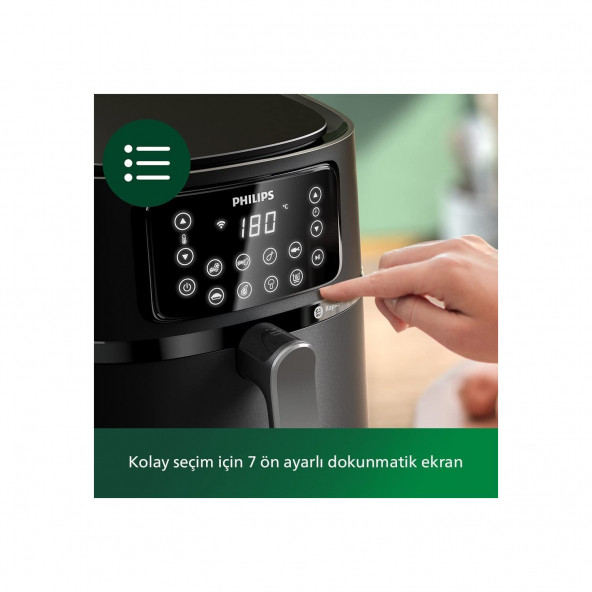 Philips Airfryer 5000 Serisi Xxl Connected  Wi-Fi Bağlantı Pişirme Tepsisi ve Izgara Plaka - 3