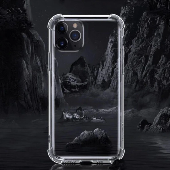 Kanjian iPhone 11 Pro Ultra Koruma Kılıf - Şeffaf - Resim 2