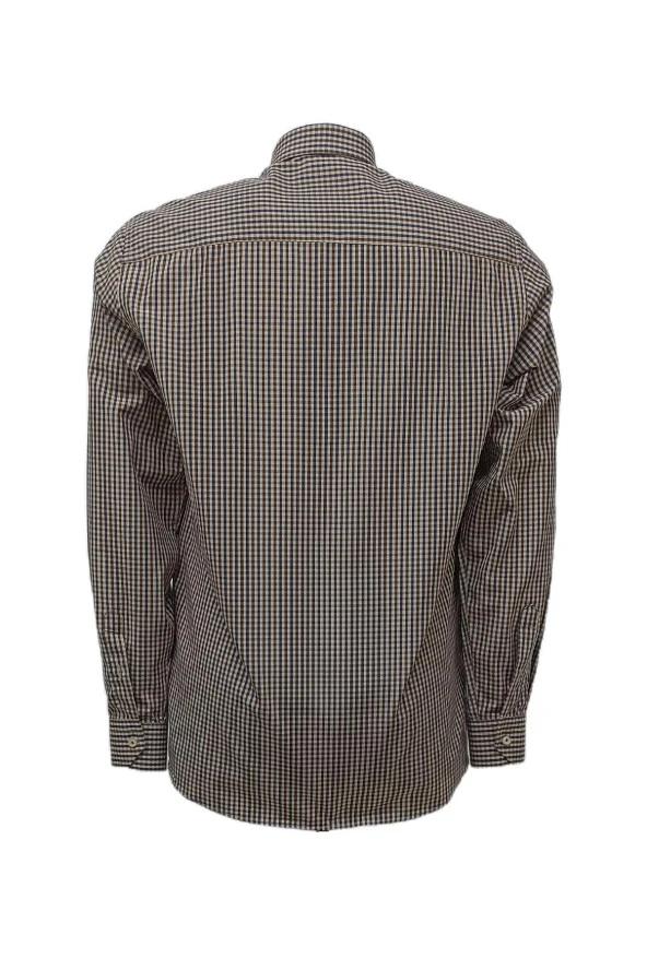 Erkek Kolay Ütülenebilir 100 Pamuk Nefes Alabilen Klasik Geniş Kesim Gömlek - 3