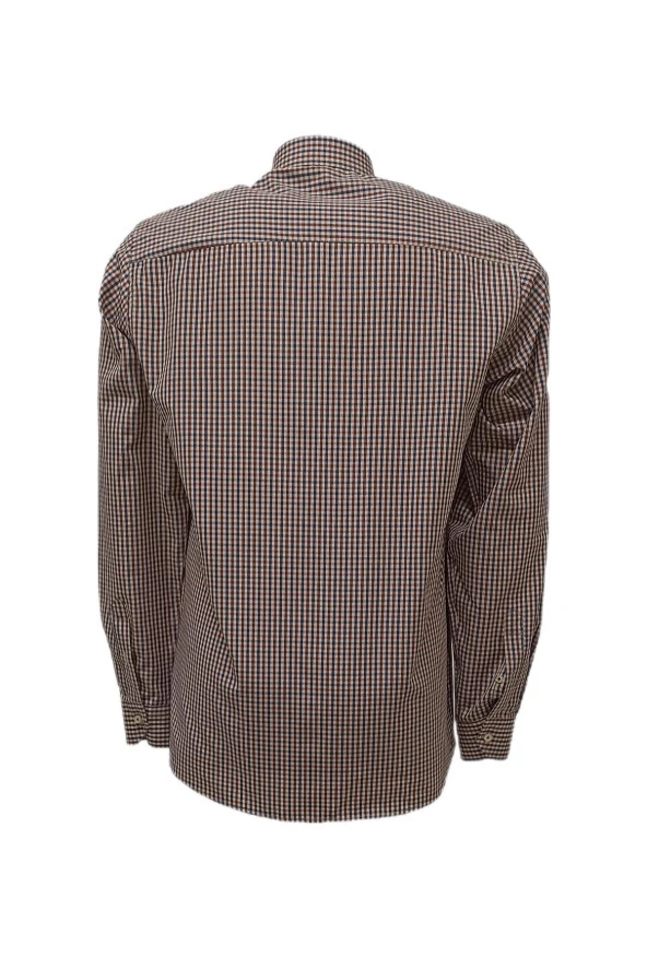 Erkek Kolay Ütülenebilir 100 Pamuk Nefes Alabilen Klasik Geniş Kesim Gömlek - 7