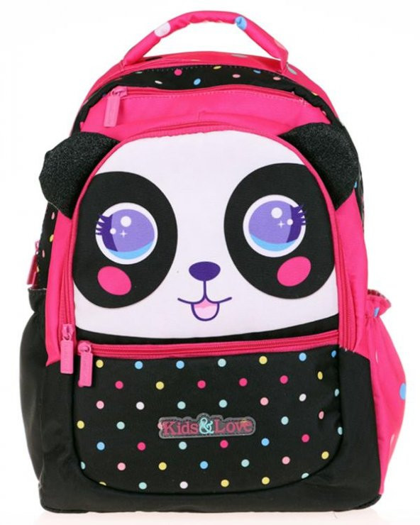 Kaukko Kids Love Sırt Çantası Cute Face Panda L5120