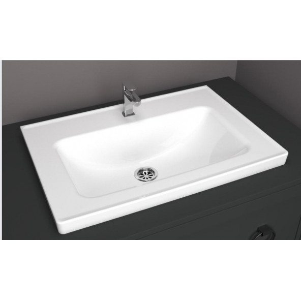 Turavit Safir 65x45 cm Etejer Uyumlu Lavabo - 3