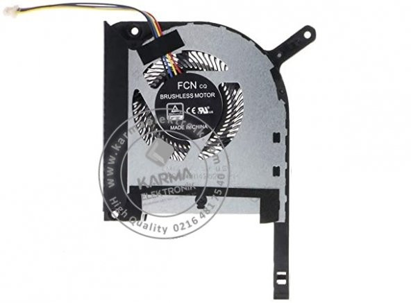 Asus FX706H, FX706HC, FX706HE, FX706HM Notebook Fanı V2 Sol - 4